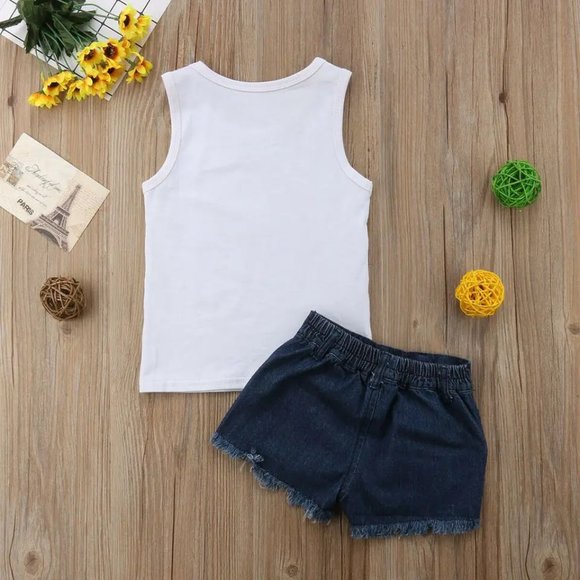 NEW Girl's Good Times & Tan Lines Watermelon Outfit - Picture 3 of 3